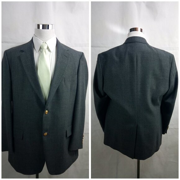 Wimbledon of England Dillard's Gray Blazer Sport C - Picture 6 of 11